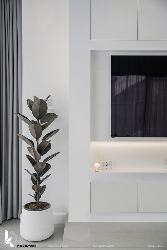 Trang trí thêm cây xanh trong nhà mang lại không gian trong lành