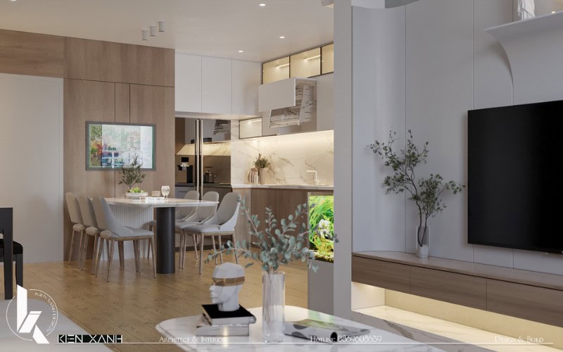Không gian mở thoải mái và tiện nghi cho mọi hoạt động sinh hoạt