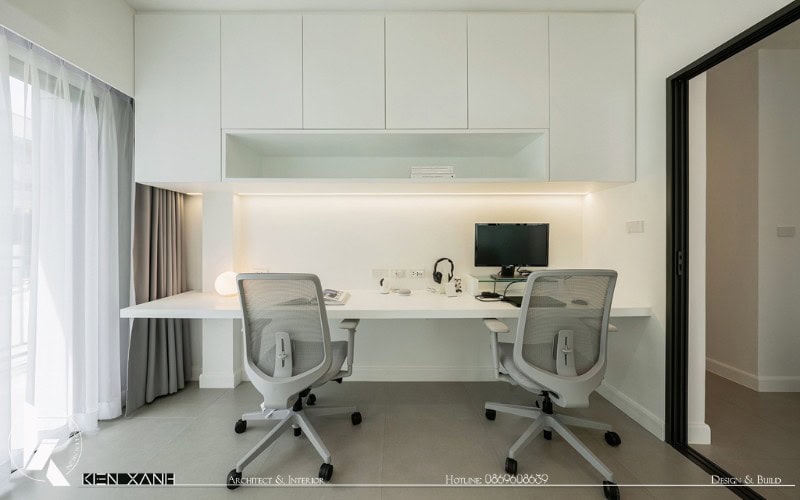 Không gian làm việc thoáng đãng