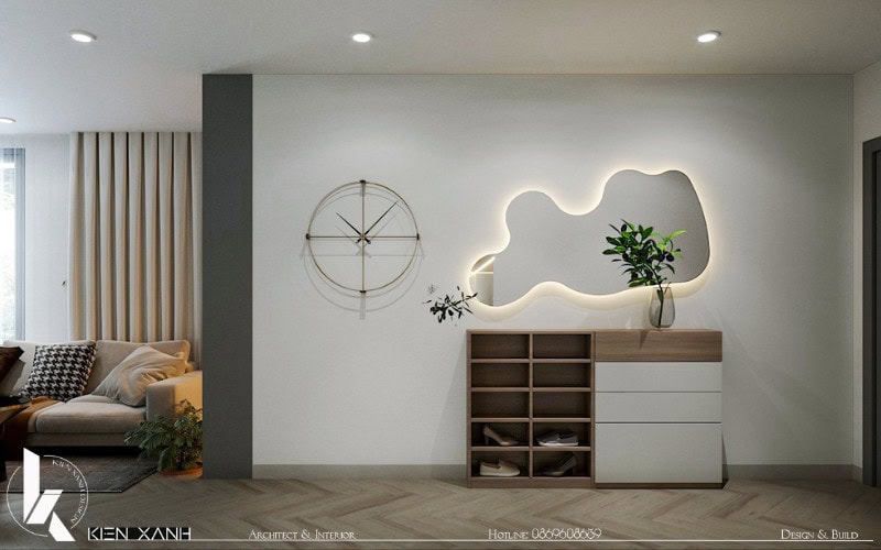 Gia chủ có thể cảm nhận ngay sự thoải mái khi bước chân vào ngôi nhà