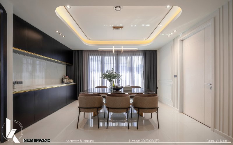 Đường nét nội thất được “tiết chế“ mang đến cảm giác thoải mái