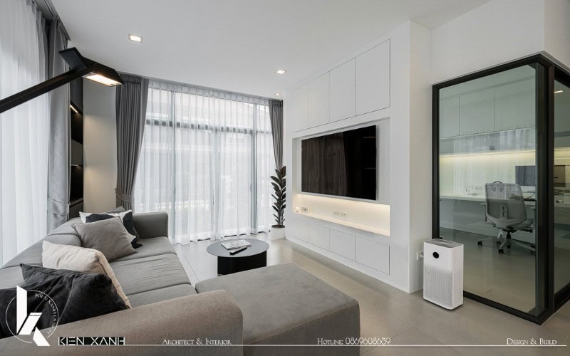 Không gian phòng khách tinh tế trong từng chi tiết