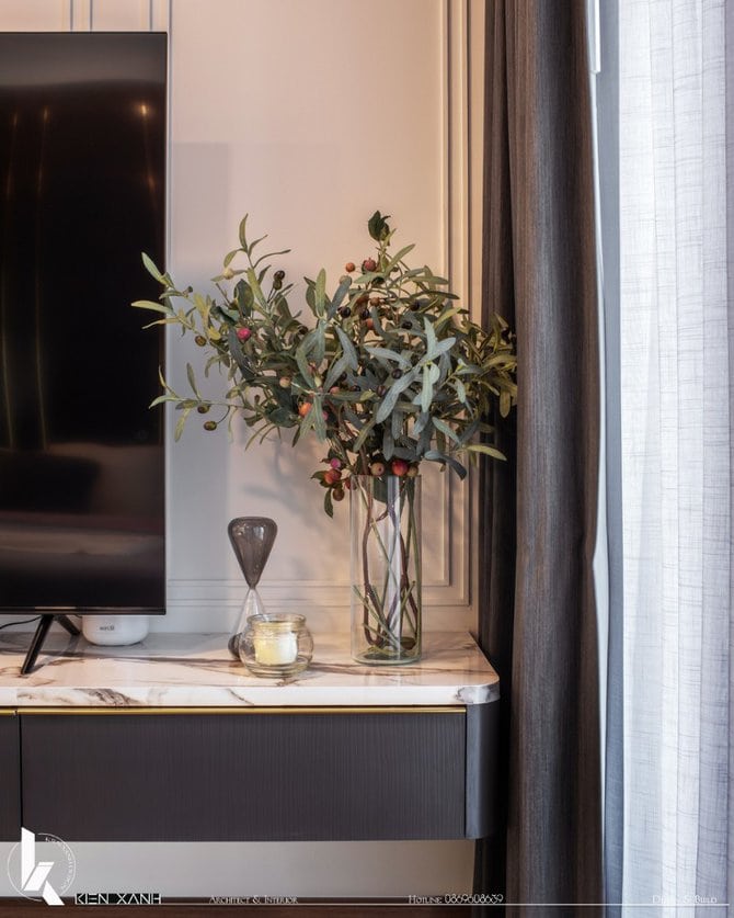 Tất cả các chi tiết đều toát ra sự tinh thôi và sang trọng