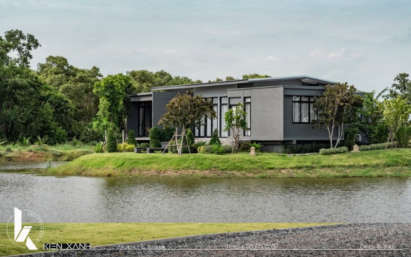 Không gian xanh chất lượng bao quanh Quân House