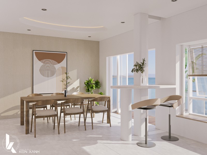 Khu vực bàn ghế ăn