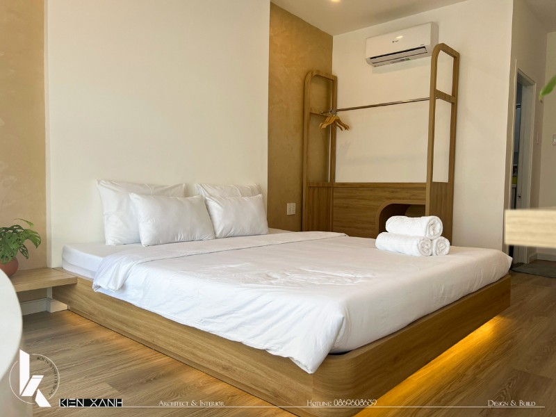 Giường ngủ lớn êm ái, thoải mái