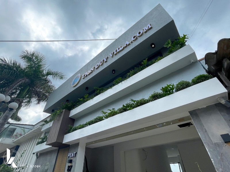 Thiết kế kiến trúc với đường nét mạnh mẽ