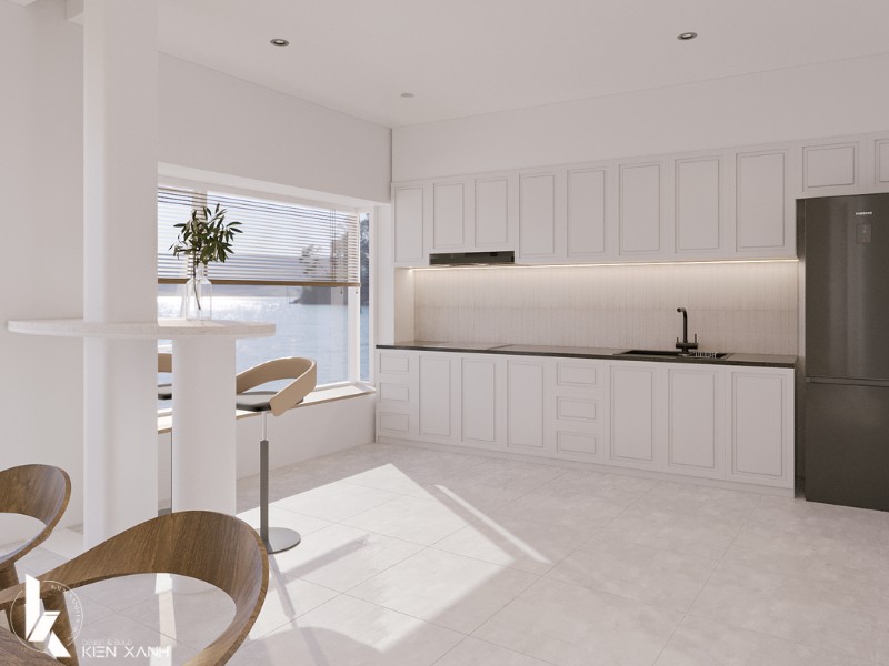 Khu vực bếp nấu nướng