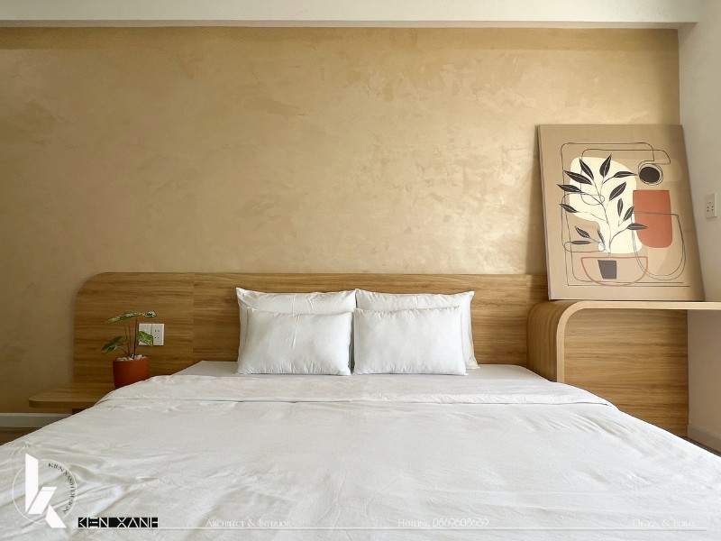 Sử dụng sơn hiệu ứng làm điểm nhấn hài hào cho căn phòng