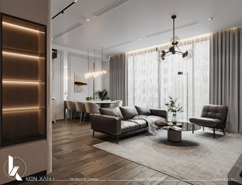 Thiết kế mở liền mạch là một đặc trưng của loại hình căn hộ Duplex