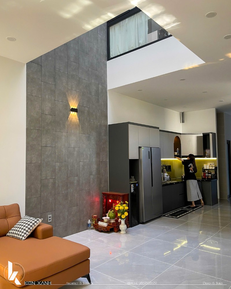 Khu vực khách bếp thoáng mát